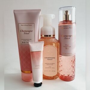 Bath & Body Works Champagne Toast 4 Pc Gift Set